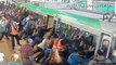 MAN GOT HIS LEG STUCKED between platform and train! See what happened !!!