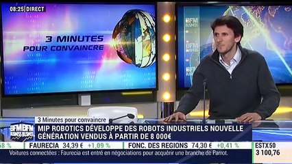 3 minutes pour convaincre 2016: Mip Robotics, une entreprise qui propose un robot automatisé à moindre coût - 07/12