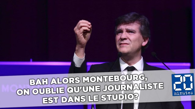 Bah alors Montebourg, on oublie qu'une journaliste est dans le studio?