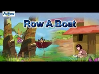 Row a Boat  - Nursery Rhyme Full Song ( Fountain Kids )