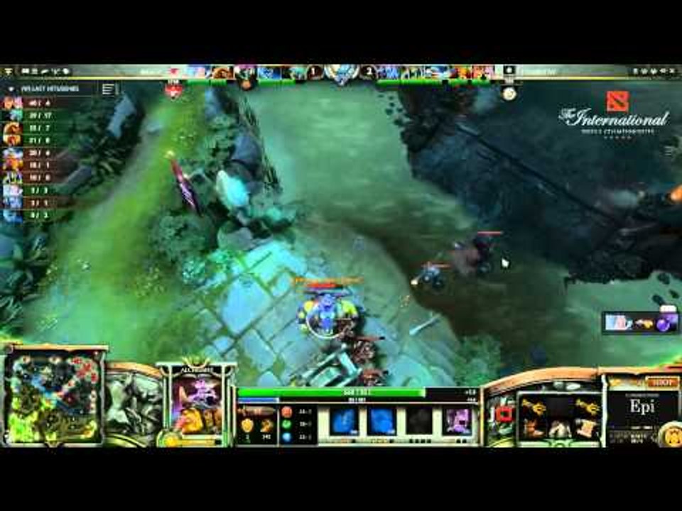 [EndGame] German Dignitas vs Mouz Game 1 The International 3 Group Stage
