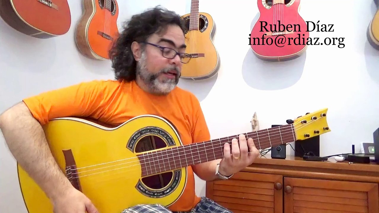 Learn to compose in major key / Modern Flamenco Guitar Lesson by Ruben Diaz (Malaga)