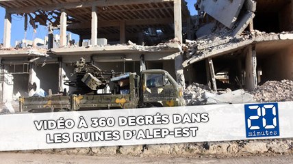 Vidéo à 360 degrés dans les ruines d’Alep-Est