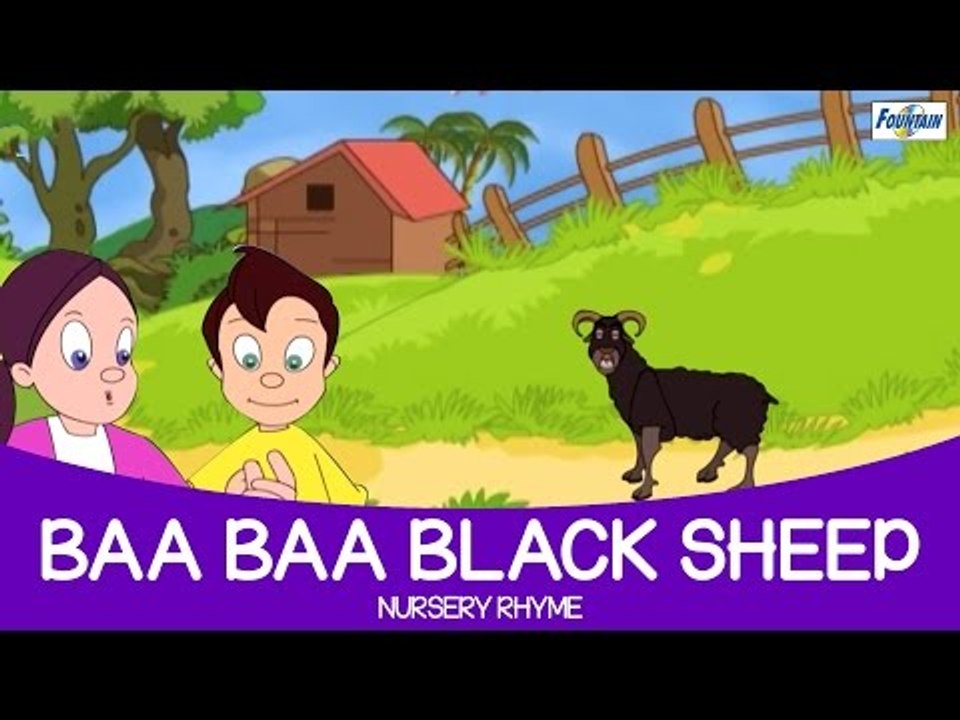 Baa Baa Black Sheep - Nursery Rhyme Full Song ( Fountain Kids )