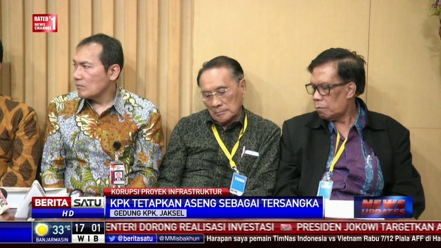 KPK Tetapkan Aseng Tersangka Suap Proyek Jalan