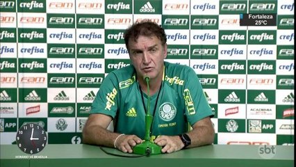 Cuca fala em tom de despedida e nega problemas no Palmeiras