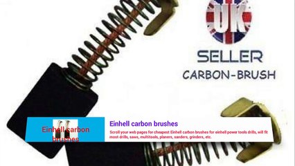 Einhell carbon brushes
