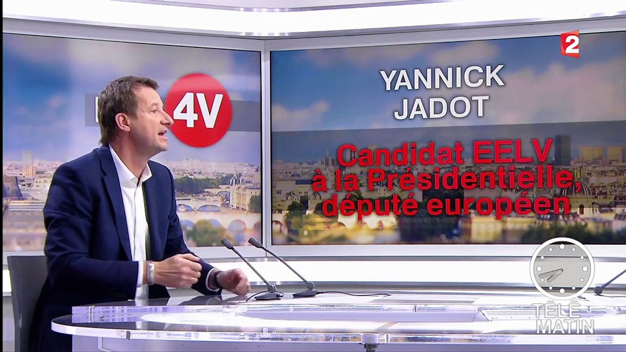 4 Vérités - Jadot (EELV) : "Fillon, Valls ou Montebourg adorent le diesel"