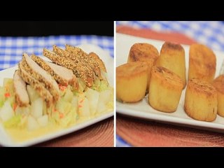 صدر رومي بالعسل و السمسم - قوالب بطاطس في الفرن | بالهنا حلقة كاملة