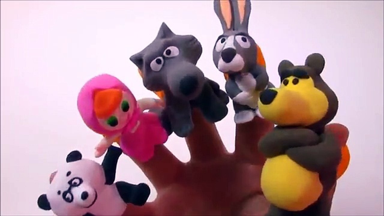 Маша и Медведь finger family song