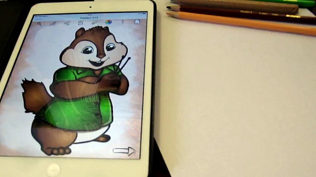 Рисуем Элвин и бурундуки Теодор Draw Alvin and the chipmunks Theodore