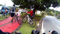 4k, Papai Noel Biker, Noel biker nas trilhas natalinas, cicloturismo de aventura ilhabela, 25 bikerss, ILHABELA, SP, Brasil, Marcelo Ambrogi, Litoral Sul, Mtb, (2)