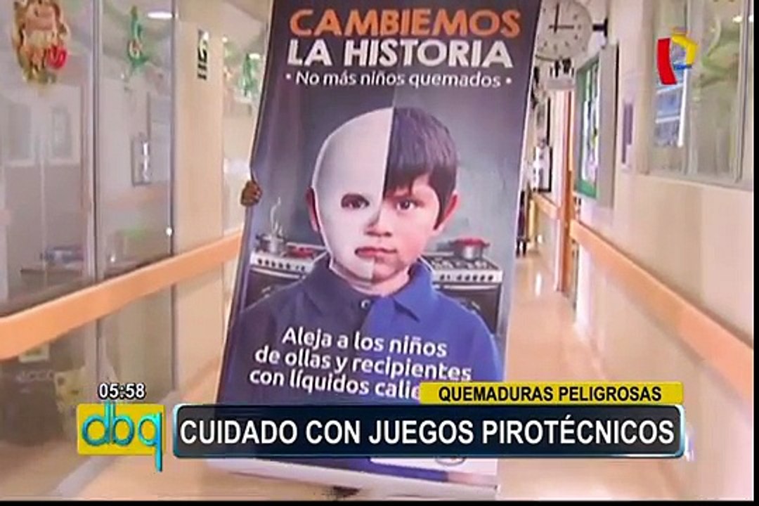 Quemaduras por pirotecnia: cuidado con los menores en estas fiestas por fin de año