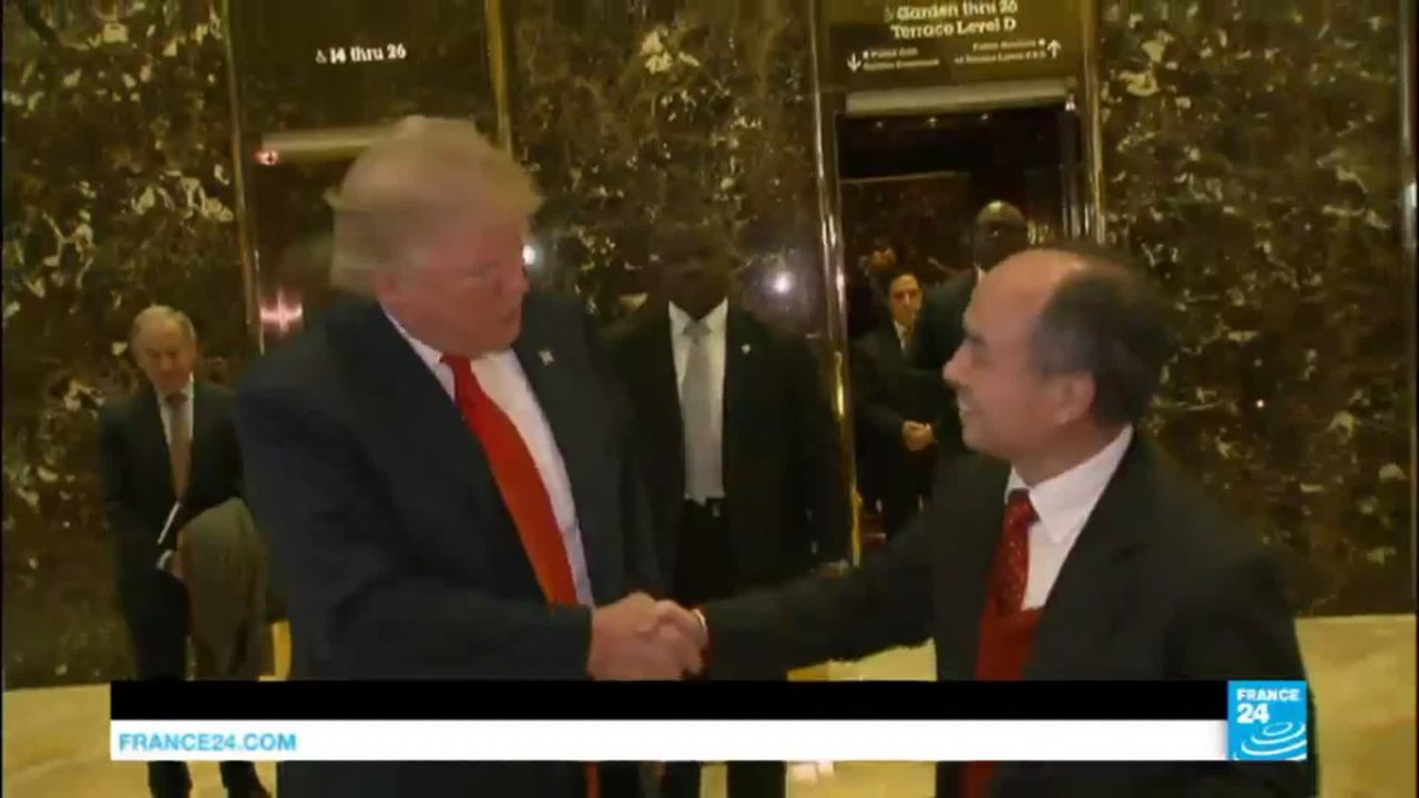 US - Japanese mogul Son Masayoshi meets president-elect Trump, pledges $50 billion investment