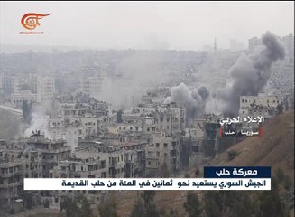 الجيش السوري يستعيد نحو 80% من حلب القديمة