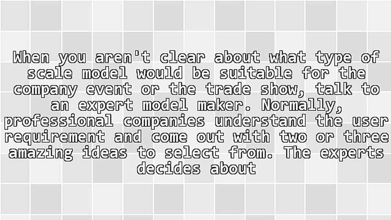 Feeling Puzzled About the Scaled Model, Ask a Specialist!