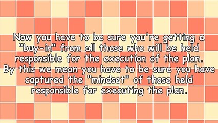 Business Goal Setting + Strategic Planning + Mindset Control = Success!