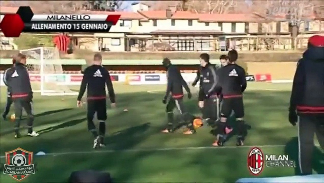 Milan training session 15.01.2016