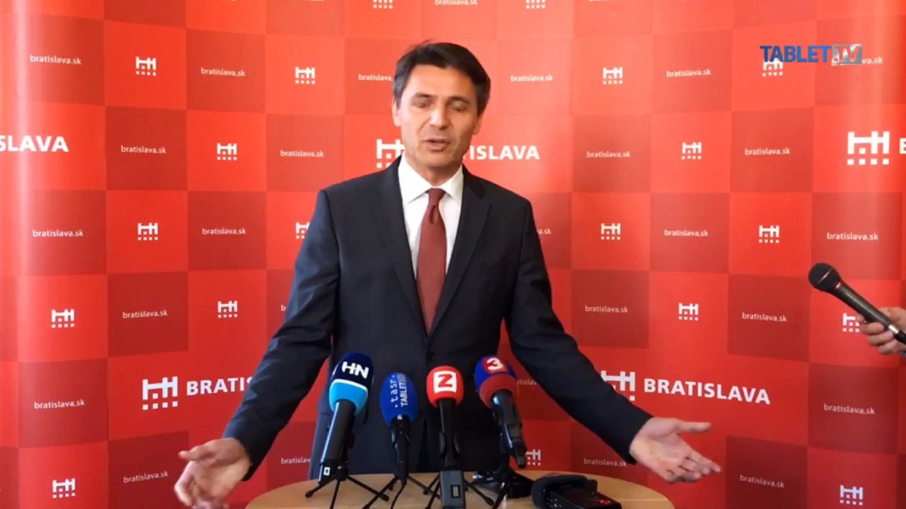 ZÁZNAM: Brífing primátora hlavného mesta SR Bratislavy Iva Nesrovnala