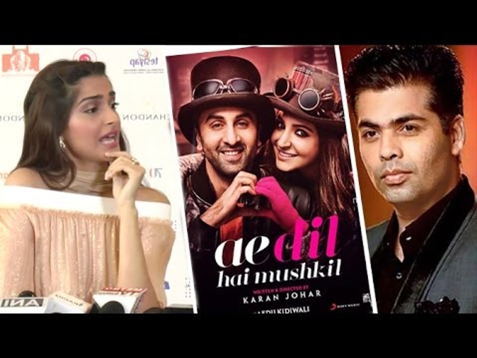 Sonam Kapoor's SHOCKING Comment On Ae Dil Hai Mushkil Pakistani Actors - Karan Johar Controversy