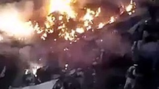 Rare video of Junaid Jamshed's plane crash