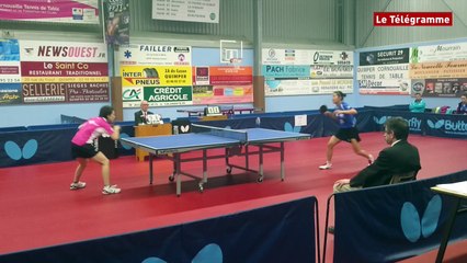 Tennis de table. Pro B féminine : les Quimpéroises retrouvent le ventre mou
