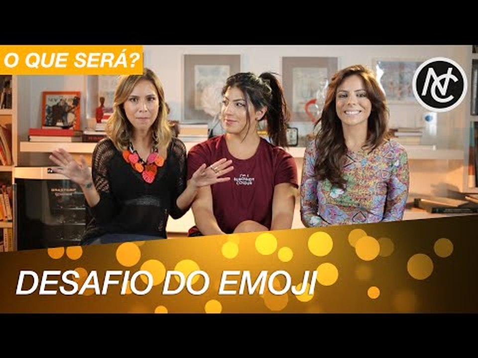 DESAFIO DO EMOJI COM LUISA ACCORSI, RACHEL APOLLONIO E RAISSA MACHADO