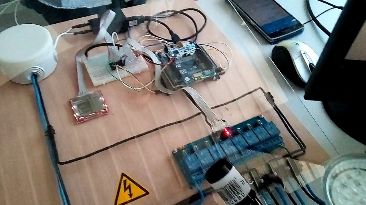 e-home lighting micrcoboard control system