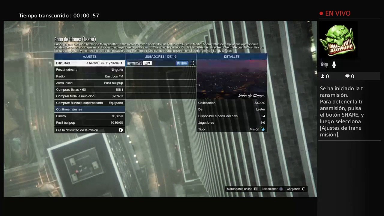 Transmisión de PS4 en vivo de Neymar2225
