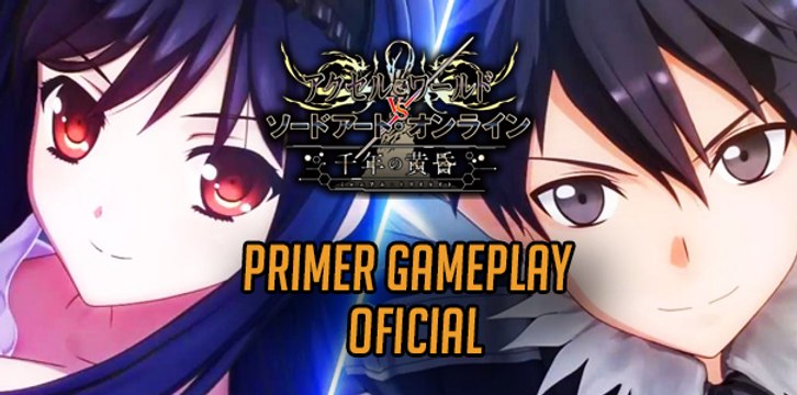 Accel World vs. Sword Art Online Primer vídeo Gameplay con más de 30 personajes