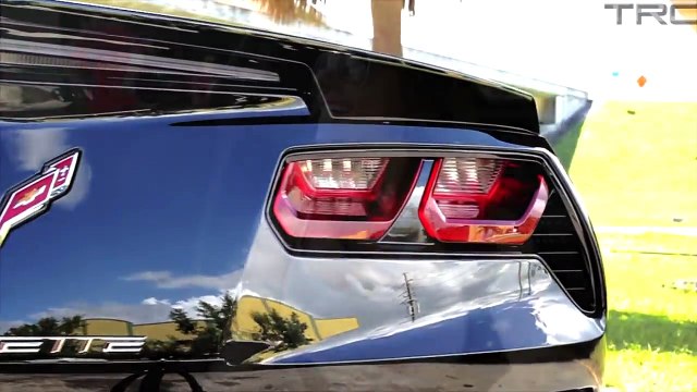 Beautiful girl has fun riding in C7 Corvette Stingray!