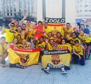Barcelona Campeón 2016 llegada a Guayaquil Ecuador