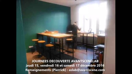 journées découverte AvantScèneLAB (déc 2016)