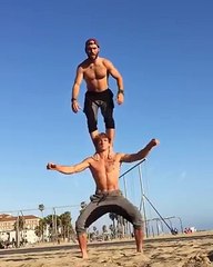 These two brother make this stunt amazing!