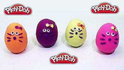 Oeufs Surprises !!! - Jouer Doh Intéressant Peppa Chat Cochon Español 2016