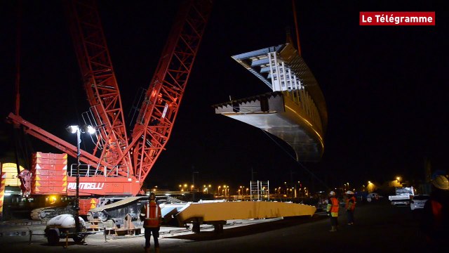 Saint-Brieuc. La gare s'habille d'une nouvelle passerelle