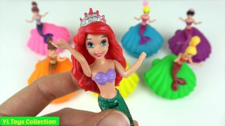 Spielen Doh Überraschung Regenbogen Shell Disney Princess Mermaid Ariel Schwester