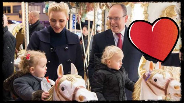 Charlène de Monaco et le prince Albert II : Leurs jumeaux découvrent le village de Noël