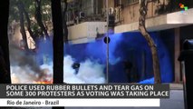 Brazilian Police Clash with Anti-Austerity Protesters