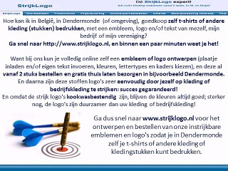 Zelf kleding bedrukken Dendermonde
