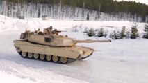 M1 Abrams Tank Drifting