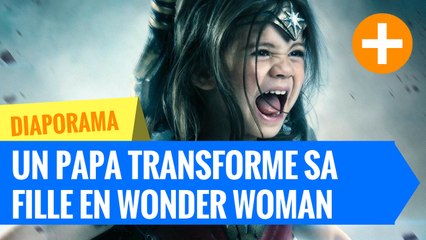 Un papa photographe transforme sa fille en Wonder Woman