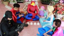 Spiderman Frozen Elsa Funny Prank Snow White Hulk Anna Spiderman Magic Fun Superheroes In Real Life