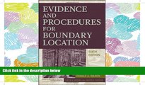 READ THE NEW BOOK Evidence and Procedures for Boundary Location BOOOK ONLINE