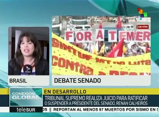 Definirá en breve Tribunal la suerte del pdte. del senado de Brasil