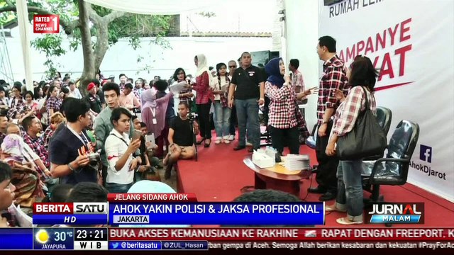 Ahok Optimistis Polisi dan Jaksa Bersikap Profesional