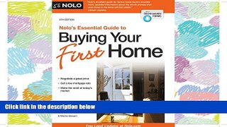 READ THE NEW BOOK Nolo s Essential Guide to Buying Your First Home (Nolo s Essential Guidel to