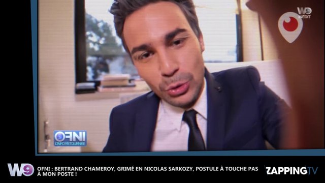 OFNI : Bertrand Chameroy se transforme en Nicolas Sarkozy et propose ses services à Cyril Hanouna pour TPMP (Vidéo)
