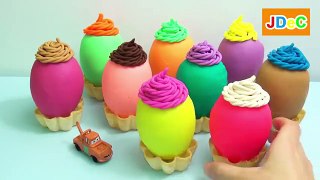 Play doh surprise eggs disney collector for children