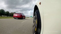 Tesla Model S P85D vs Ferrari 458 Italia